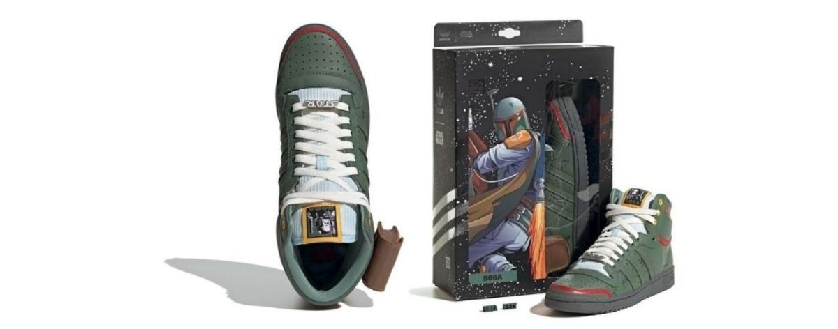 tema Mancha Aparecer Star Wars y adidas lanzan sneakers de Boba Fett - All City Canvas
