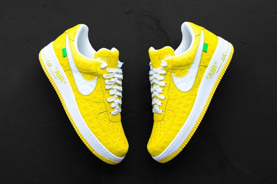 tenis 👟 Nike AF1 con colaboración con Louis Vuitton 😍, color :  Amarillas/Blancas , numeraciones : 40/41/42/43 , solo una por numeración…